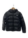 【中古】THE NORTH FACE◆ACONCAGUA HOODIE JACKET_アコンカグア フーディジャケット/M/ナイロン/ブラック/黒【レディースウェア】(4)