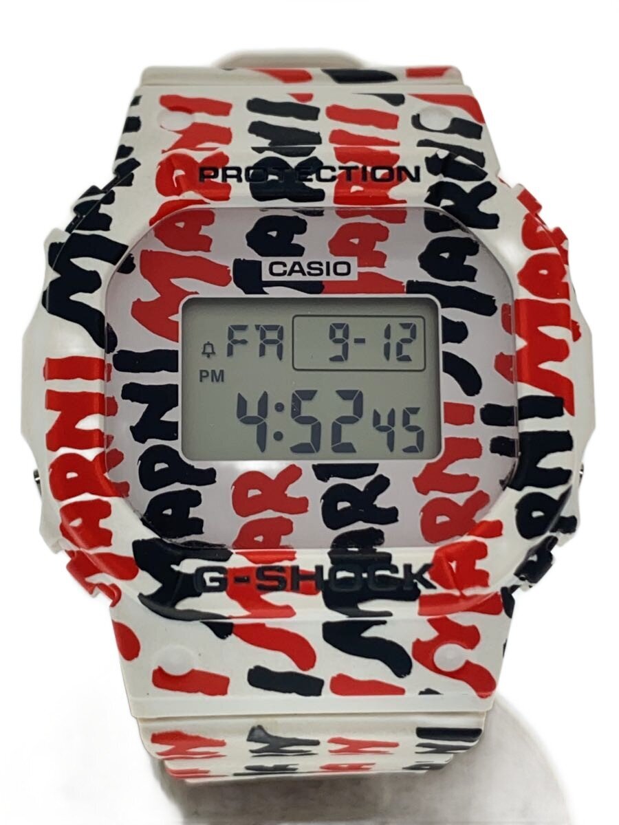 【中古】CASIO◆クォーツ腕時計/デジタル/WHT/WHT/GMD-S5610MA【服飾雑貨他】