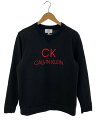 【中古】Calvin Klein◆スウェット/L/コットン/ブラック/6688648【メンズウェア】