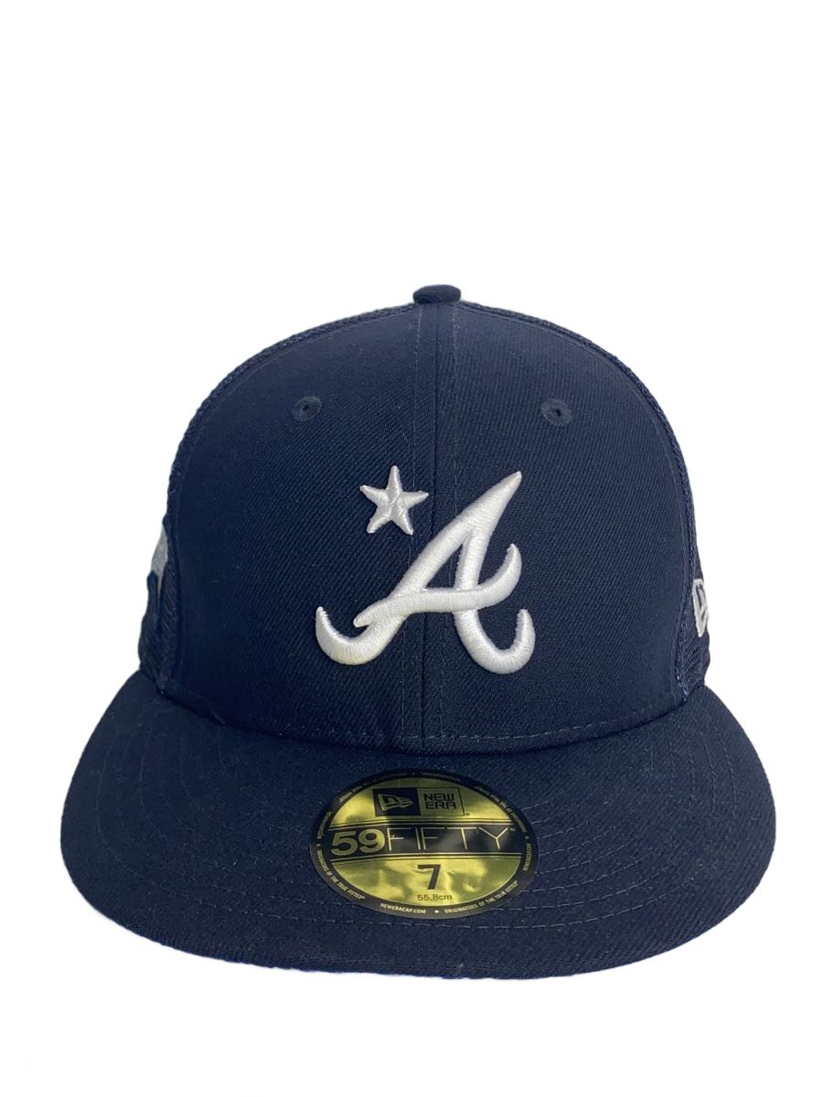 Cap - 【中古】NEW ERA◆キャップ/7/ポリエステル/NVY/メンズ//【服飾雑貨他】
