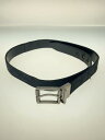 【中古】GUCCI◆ベルト/レザー/BLK/メンズ/121295 4796