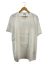 【中古】MONCLER◆Tシャツ/S/コットン/WHT/プリント/G10938C7A210 829HP【レディースウェア】