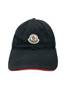 【中古】MONCLER◆キャップ/FREE/コットン/メンズ/g10913b70700【服飾雑貨他】