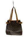 【中古】LOUIS VUITTON◆バティニョール・ヴェルティカル_モノグラム・キャンバス_BRW/PVC/BRW【バッグ】(4)