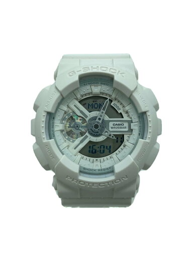 【中古】CASIO◆クォーツ腕時計・G-SHOCK/デジアナ/WHT【服飾雑貨他】 【中古】CASIO◆クォーツ腕時計・G-SHOCK/デジアナ/WHT【服飾雑貨他】