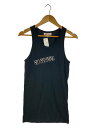 【中古】MASU◆GRAFFITI TANK TOP/タンクトップ/44/ブラック/MSSS-CS0922【メンズウェア】