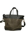 【中古】COACH◆ショルダーバッグ/スウェード/GRY/f70420【バッグ】