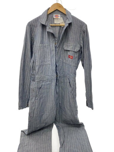 【中古】DICKIES◆オールインワン/38/コットン/ブルー/青/ヘリンボーン/ツナギ/作業着【メンズウェア】 【中古】DICKIES◆オールインワン/38/コットン/ブルー/青/ヘリンボーン/ツナギ/作業着【メンズウェア】