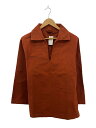 【中古】L.L.Bean◆60s70s/フィッシャーマン スモック/セーリングプルオーバー/長袖シャツ/S/コットン/オレンジ【メンズウェア】