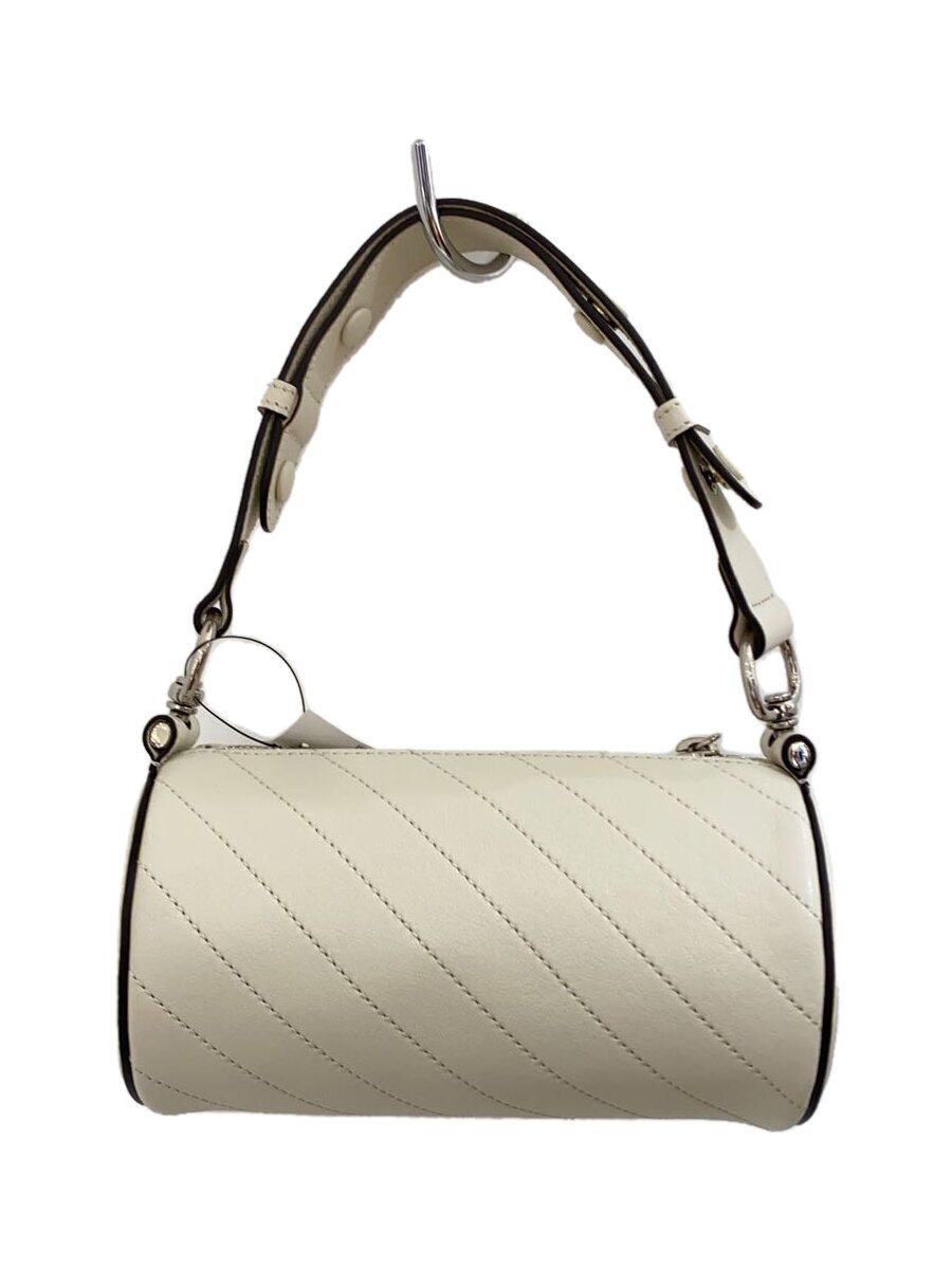 GUCCI - 【中古】GUCCI◆ショルダーバッグ/レザー/WHT/760170/ブロンディレザーショルダーバッグ【バッグ】