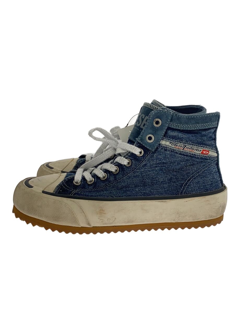 【中古】DIESEL◆ハイカットスニーカー/25.5cm/IDG【シューズ】