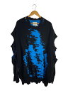【中古】TAKAHIROMIYASHITA TheSoloist.◆ニット・セーター(厚手)/46/コットン/BLK/0001SS22【メンズウェア】