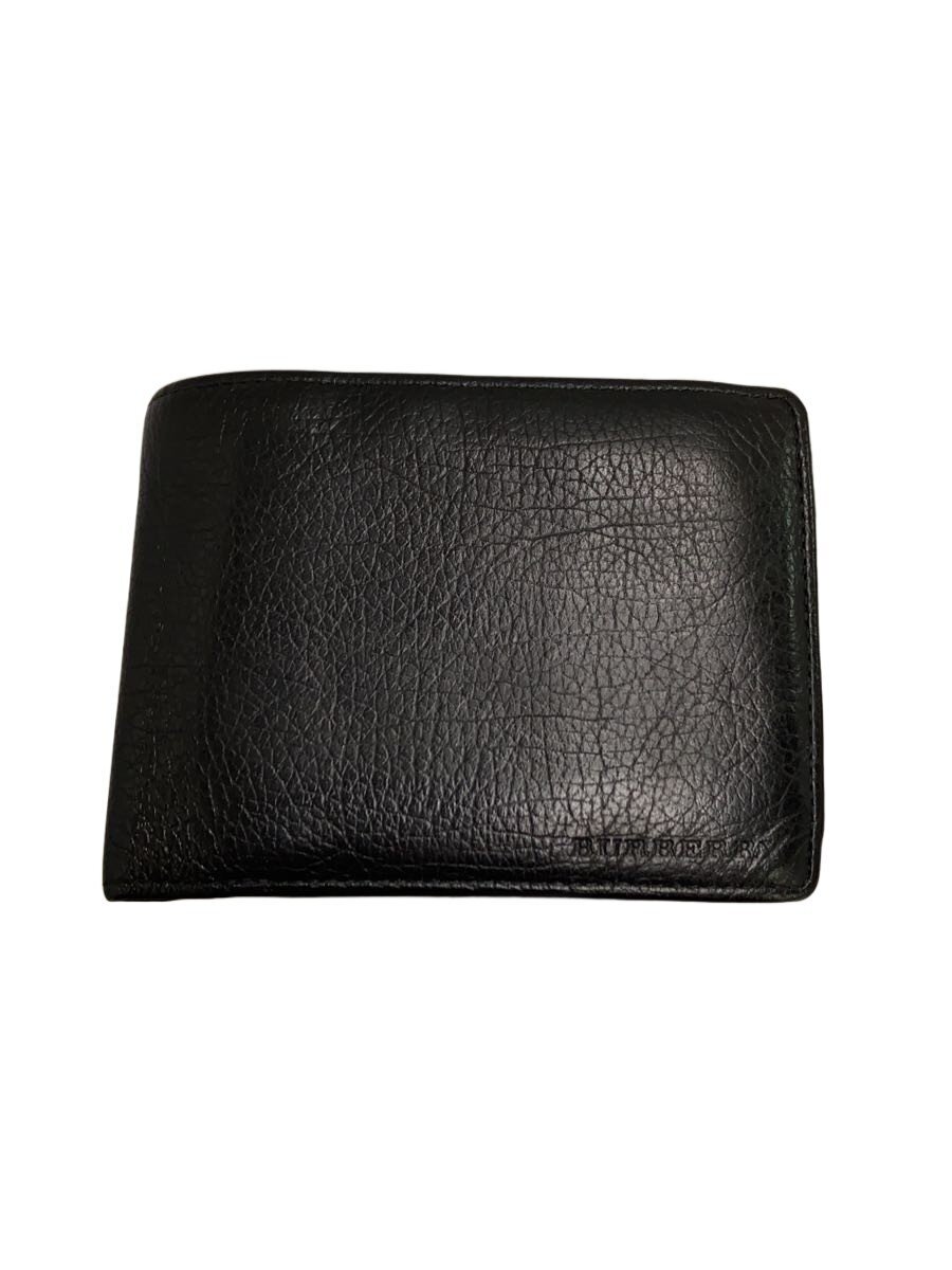 中古 BURBERRY 型押し 2つ折り財布 レザー BLK メンズ 服飾雑貨他 jumblestore-37694809 2nd STREET 楽天市場店 パッケージ画像