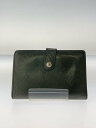 【中古】LOUIS VUITTON◆ポルト・モネ・ビエ・ヴィエノワ_モノグラム・マット_GRY/レザー/グレー/総柄/メンズ【服飾雑貨他】