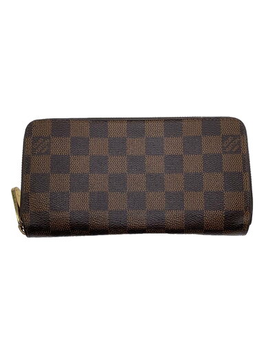 【中古】LOUIS VUITTON◆2)ジッピー・ウォレット_ダミエ・エベヌ_BRW_ブラウン/PVC/BRW/レディース【服飾雑貨他】 【中古】LOUIS VUITTON◆2)ジッピー・ウォレット_ダミエ・エベヌ_BRW_ブラウン/PVC/BRW/レディース【服飾雑貨他】