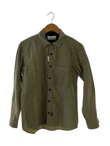 【中古】STONE ISLAND◆長袖シャツ/M/コットン/KHK【メンズウェア】 【中古】STONE ISLAND◆長袖シャツ/M/コットン/KHK【メンズウェア】