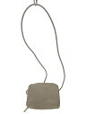 【中古】CHARLES&KEITH◆ショルダーバッグ/レザー/BEG【バッグ】