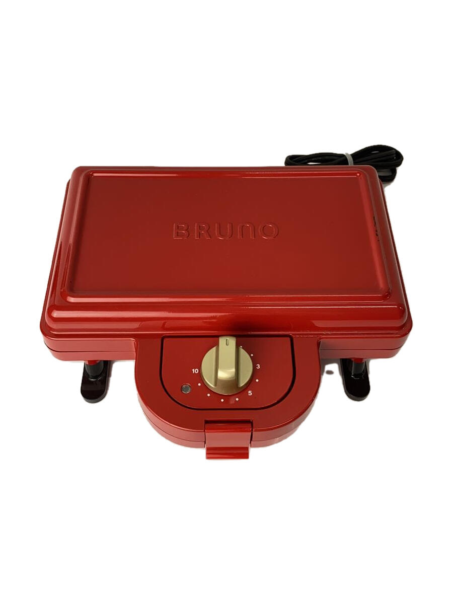 【中古】BRUNO◆トースター BRUNO ホットサンドメーカー ダブル BOE044-RD [レッド]【家電・ビジュアル・オーディオ】