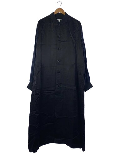 【中古】CDG◆スタッフコート/ストライプ切替コート/L/レーヨン/ブラック/SZ-C001//【メンズウェア】 【中古】CDG◆スタッフコート/ストライプ切替コート/L/レーヨン/ブラック/SZ-C001//【メンズウェア】