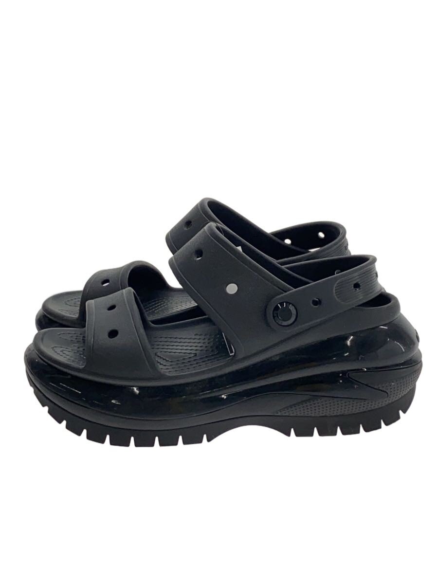 Crocs - 【中古】crocs◆メガクラッシュ/サンダル/US6/BLK【シューズ】