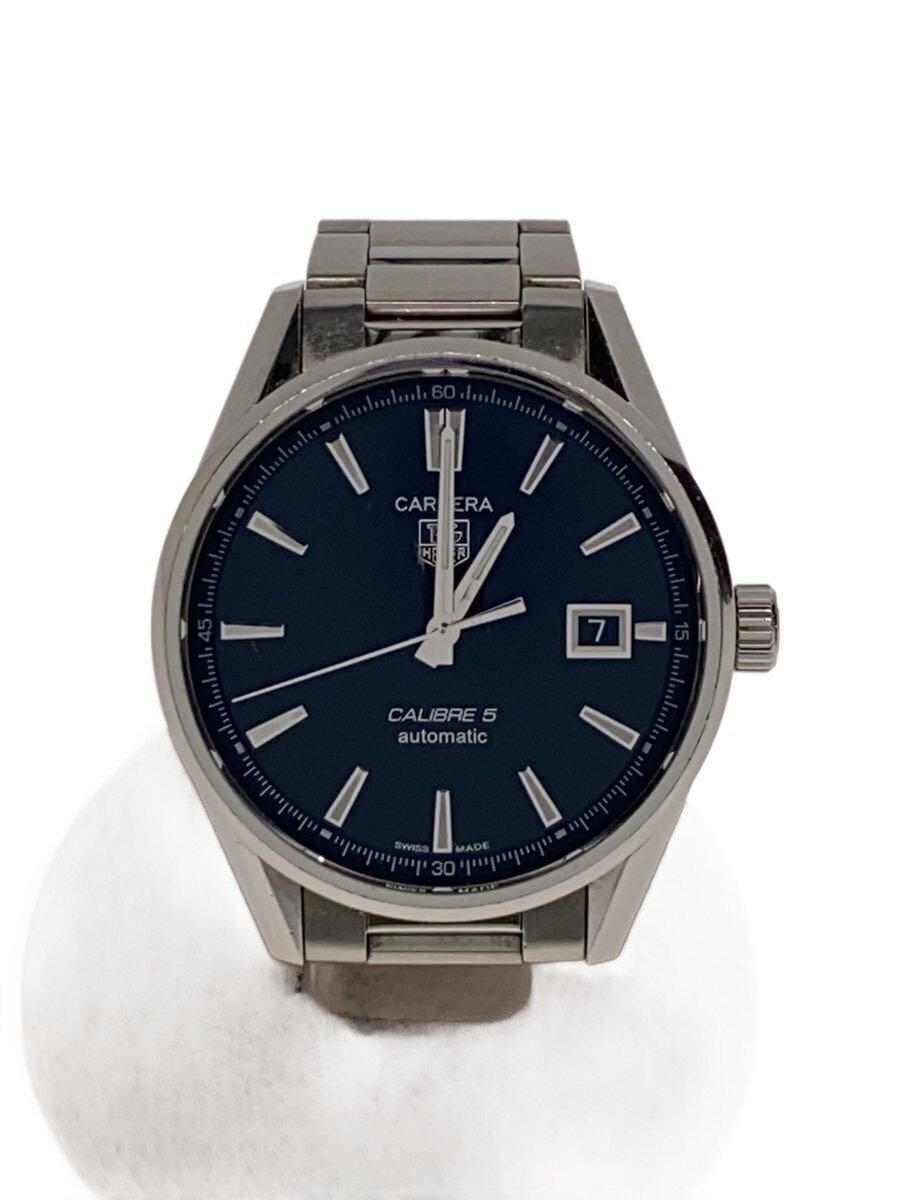 【中古】TAGHeuer◆カレラ_キャリバー5_AT_SS_39mm/アナログ/ステンレス/BLK 20250803日差-2【服飾雑貨他】