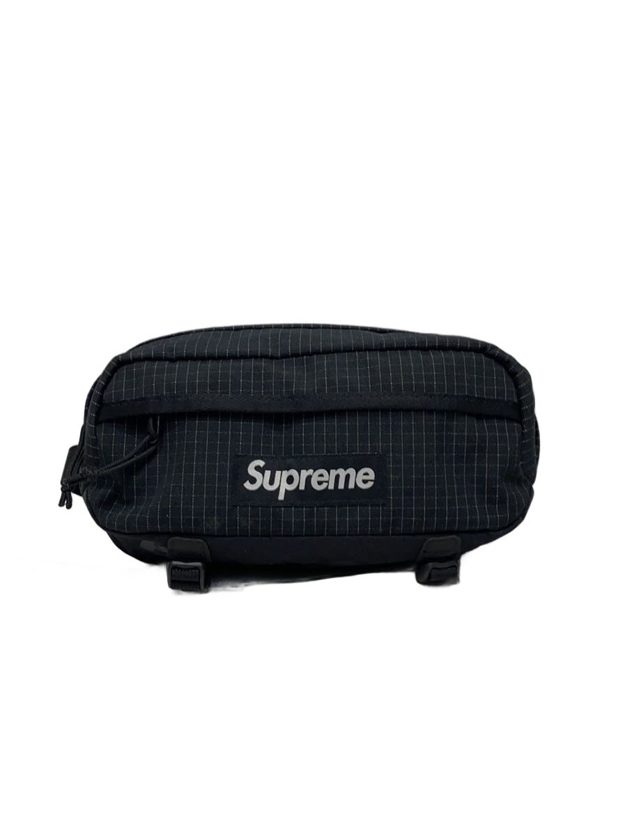 SUPREME - 【中古】Supreme◆ウエストバッグ/ナイロン/BLK【バッグ】