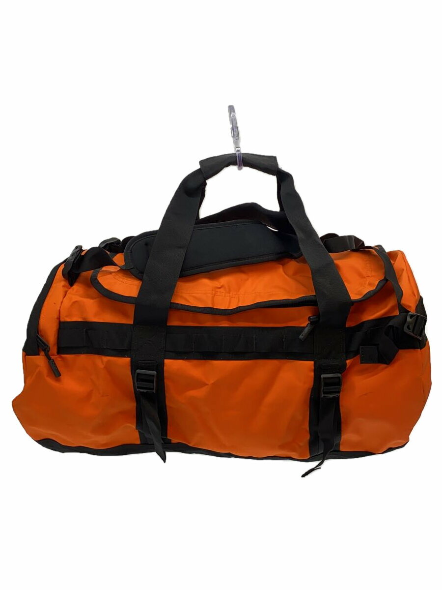 【中古】THE NORTH FACE◆ボストンバッグ/ナイロン/ORN/無地//【バッグ】