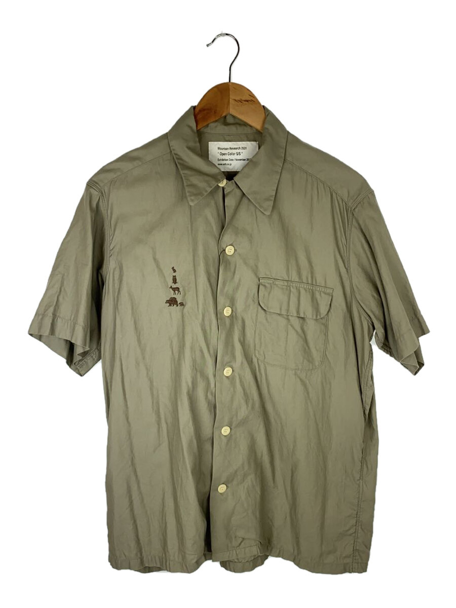 Mountain Research◆ope coller s/s cotto satir/半袖シャツ/M/コットン/BEG/MTR-2531//