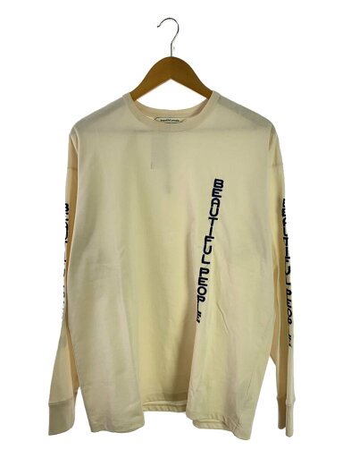 【中古】beautiful people◆22AW jersey vertical logo long/42/コットン/CRM/1235310022【メンズウェア】 【中古】beautiful people◆22AW jersey vertical logo long/42/コットン/CRM/1235310022【メンズウェア】