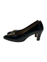 【中古】Salvatore Ferragamo◆パンプス/36/BLK/ブラック【シューズ】(4)