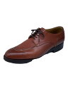 【中古】MEERMIN◆ドレスシューズ/US7/BRW/レザー/5-301【シューズ】