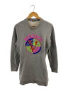【中古】VERSACE◆スウェット/38/コットン/GRY/1003200 1A01174【レディースウェア】