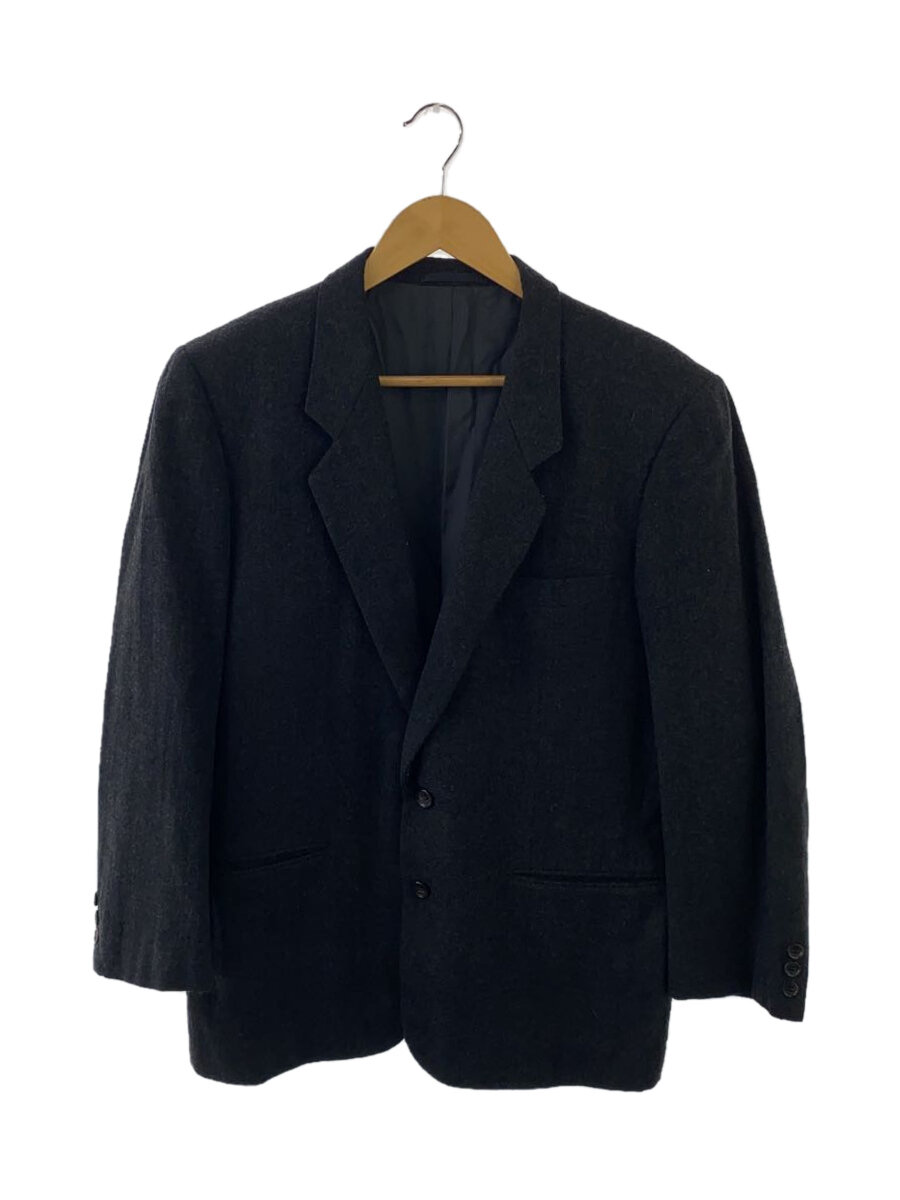 【中古】COMME des GARCONS HOMME◆ジャケット/M/ウール/GRY/無地/HS-05007M【メンズウェア】