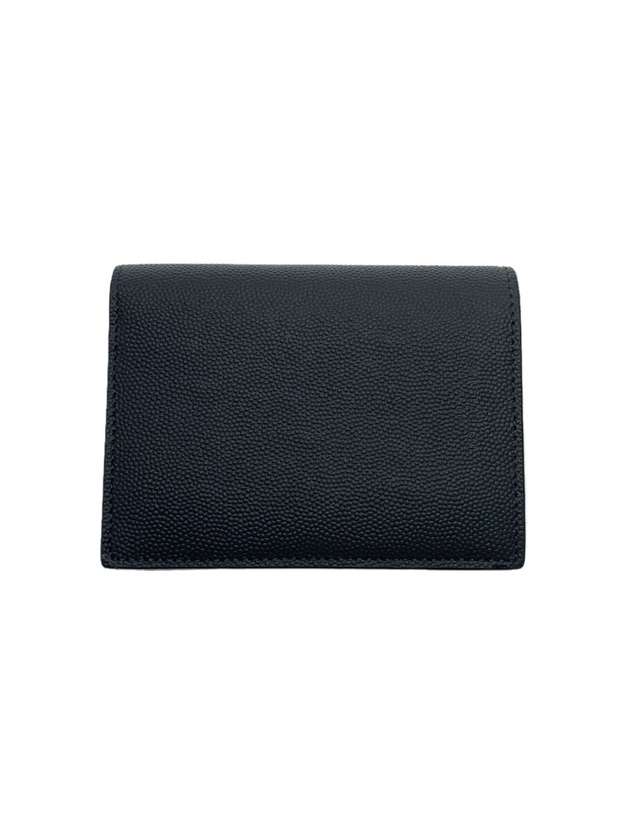 【中古】SAINT LAURENT◆2つ折り財布/レザー/GRY/メンズ/668726/クレジットカードウォレット【服飾雑貨他】