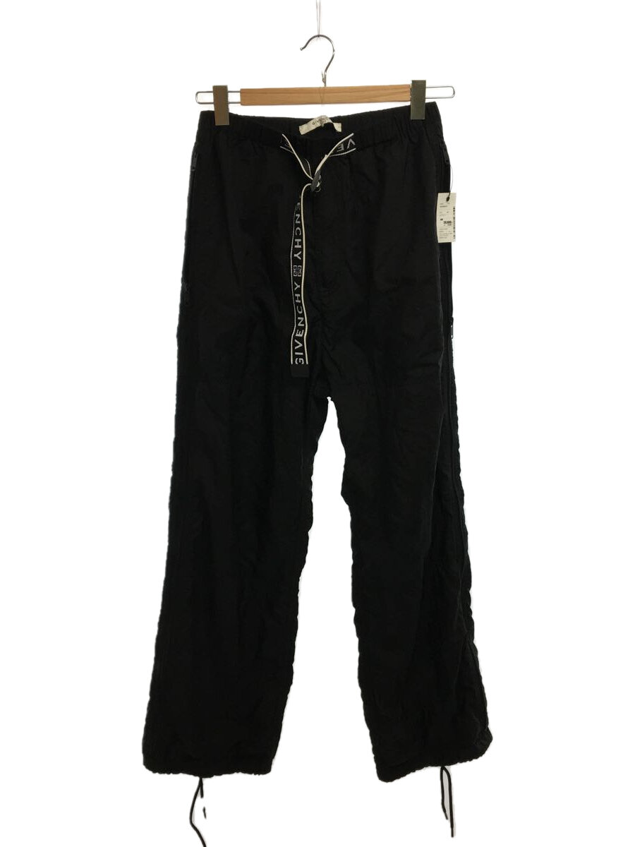 【中古】GIVENCHY◆サイドジップナイロンパンツ/裾ドローコード/44/ナイロン/BLK/BM507U112W//【メンズウェア】