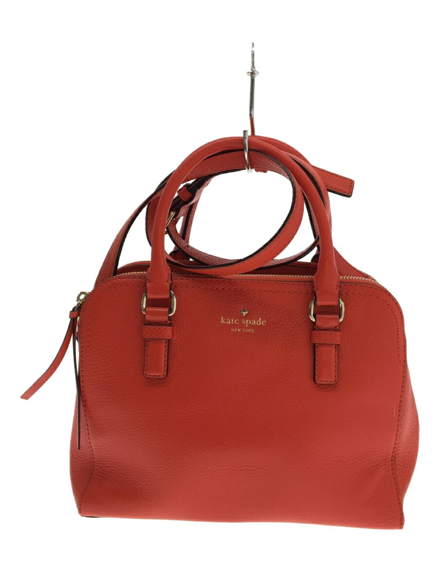 kate spade new york◆ショルダーバッグ/--/RED/無地/RN0102760 CA57710