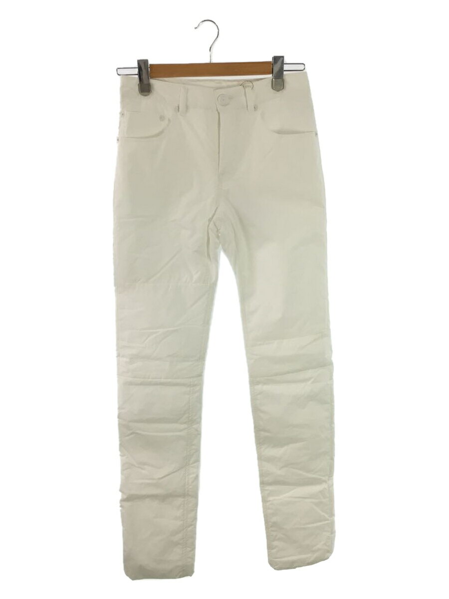 【中古】MM6◆ボトム/40/ポリエステル/WHT/無地/S62LB0016/2019AW/Padded Pants【レディースウェア】