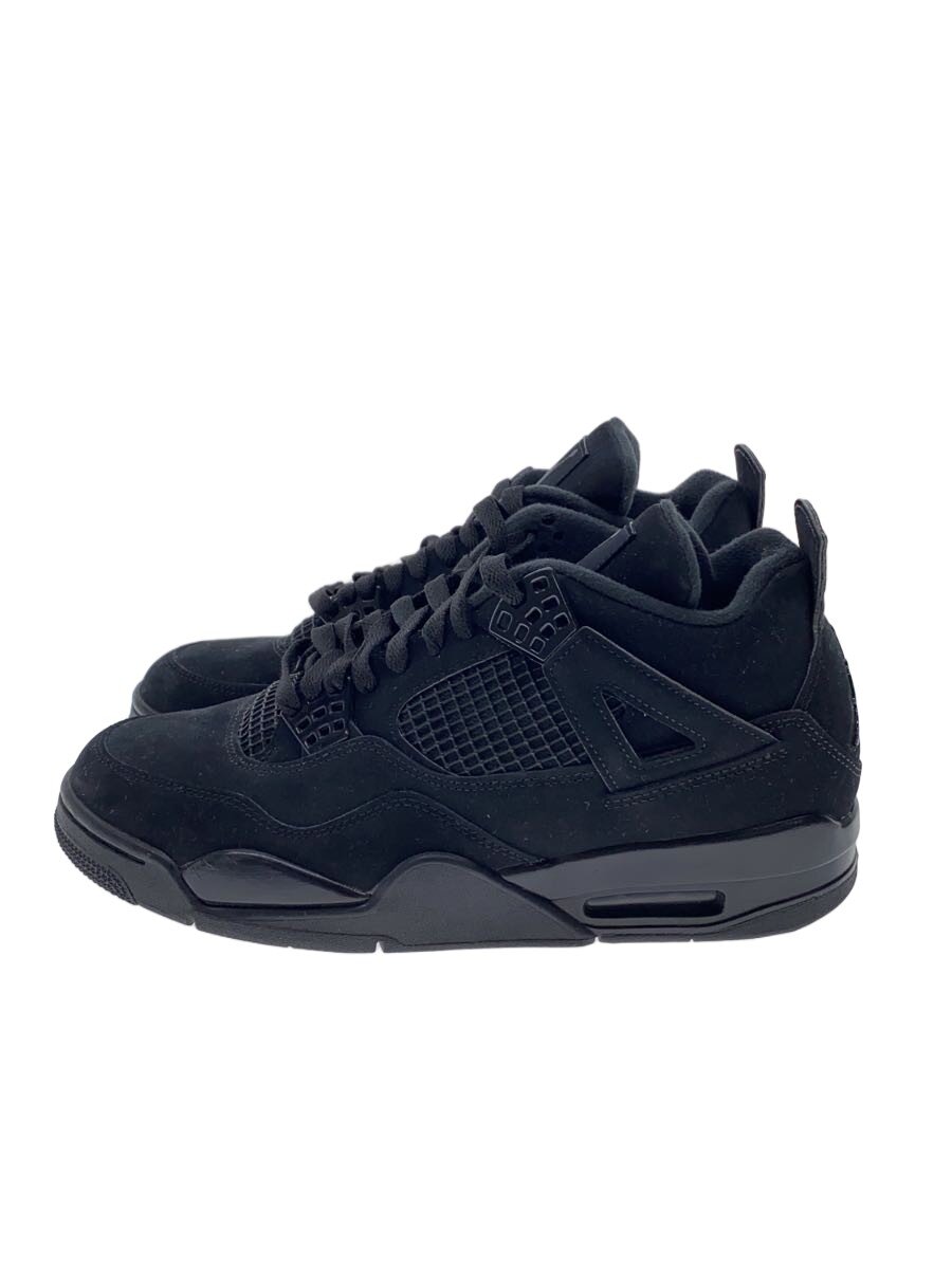 NIKE◆AIR JORDAN 4 RETRO/ブラック/CU1110-010/27cm/ブラック