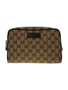 【中古】GUCCI◆ウエストバッグ_GGキャンバス/キャンバス/BRW【バッグ】(4)