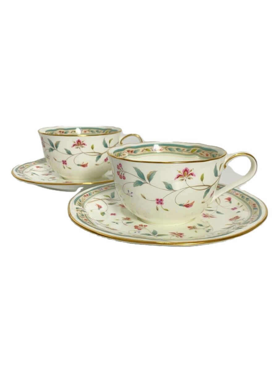 【中古】Noritake◆花更紗/カップ&ソーサー/2点セット/WHT/4409【キッチン用品】