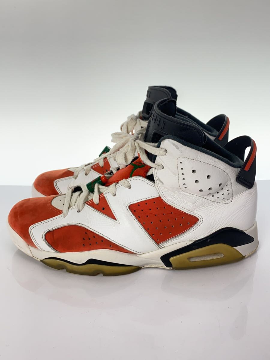 【中古】NIKE◆AIR JORDAN 6 RETRO/エアジョーダンレトロ/ホワイト/384664-145/28cm/WHT【シューズ】