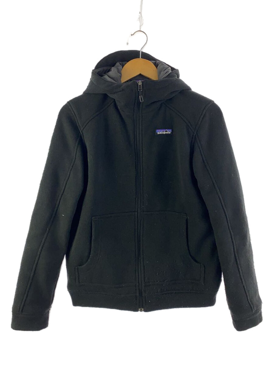 【中古】patagonia◆ジャケット/XS/コットン/BLK/無地/25820FA14【メンズウェア】