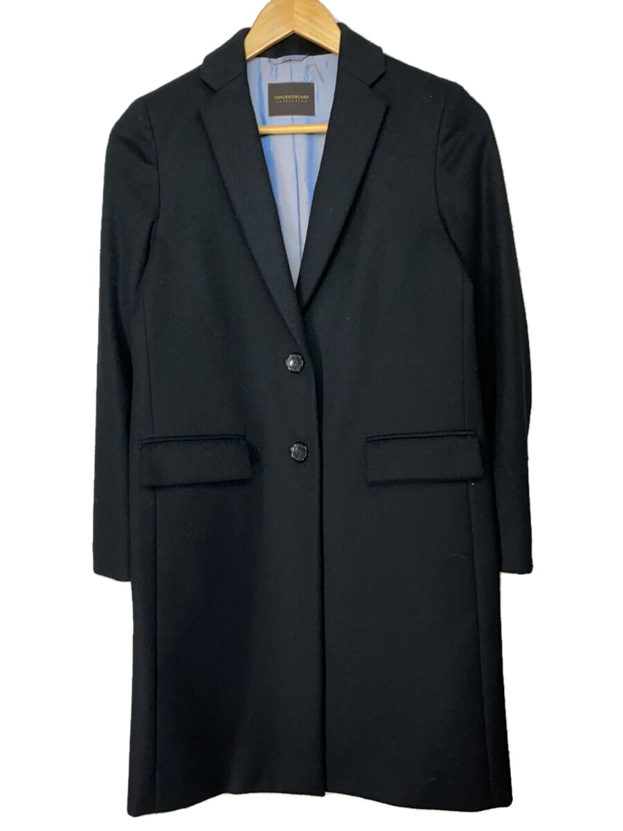 【中古】TOMORROWLAND collection◆チェスターコート/36/ウール/BLK/13-08-55-08301【レディースウェア】