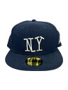 【中古】NEW ERA◆59FIFTY/×STUSSY//キャップ/7 3/8/コットン/NVY/メンズ【服飾雑貨他】(4)
