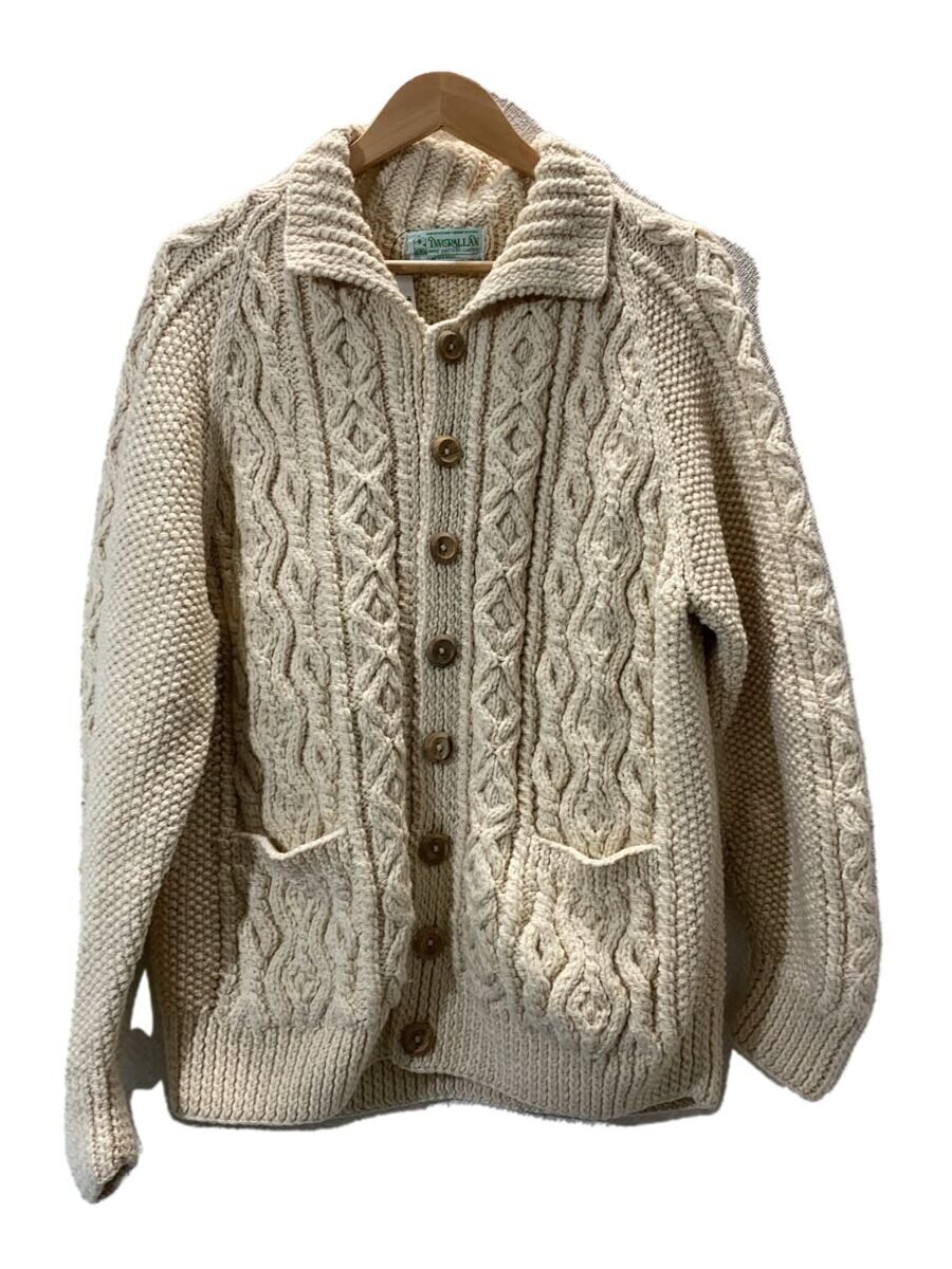 【中古】INVERALLAN◆カーディガン(厚手)/--/ウール/IVO/3A LUMBER - NATURAL//【メンズウェア】