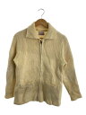 【中古】PENDLETON◆カーディガン(薄手)/38/ウール/Iアイボリー無地【メンズウェア】