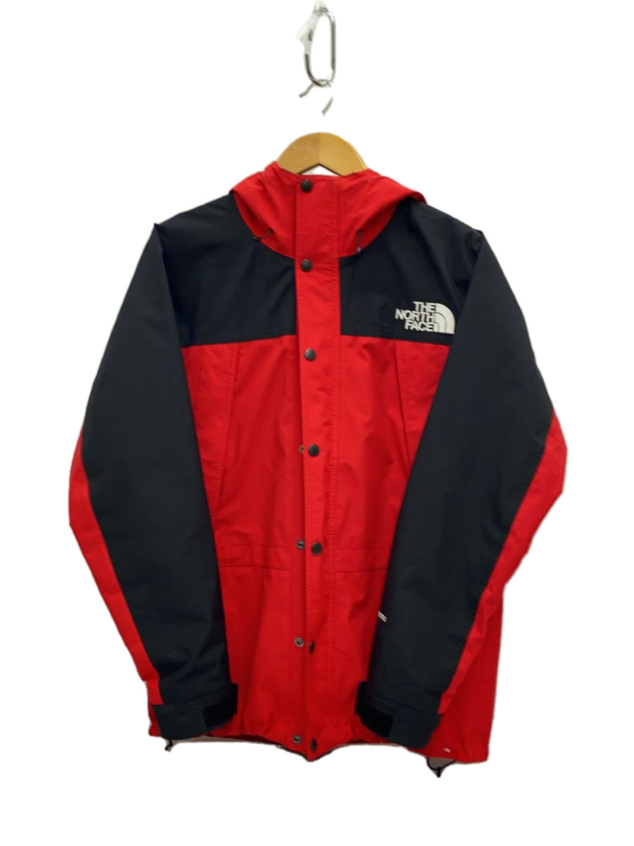 【中古】THE NORTH FACE◆MOUNTAIN LIGHT JACKET_マウンテンライトジャケット/M/ナイロン/RED【メンズウェア】