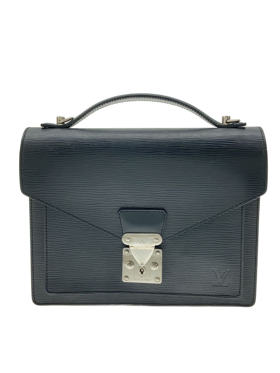 Attache Case - 【中古】LOUIS VUITTON◆モンソー_エピ/レザー/BLK【バッグ】