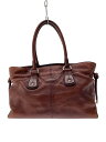【中古】TOD’S◆トートバッグ/レザー/BRW【バッグ】