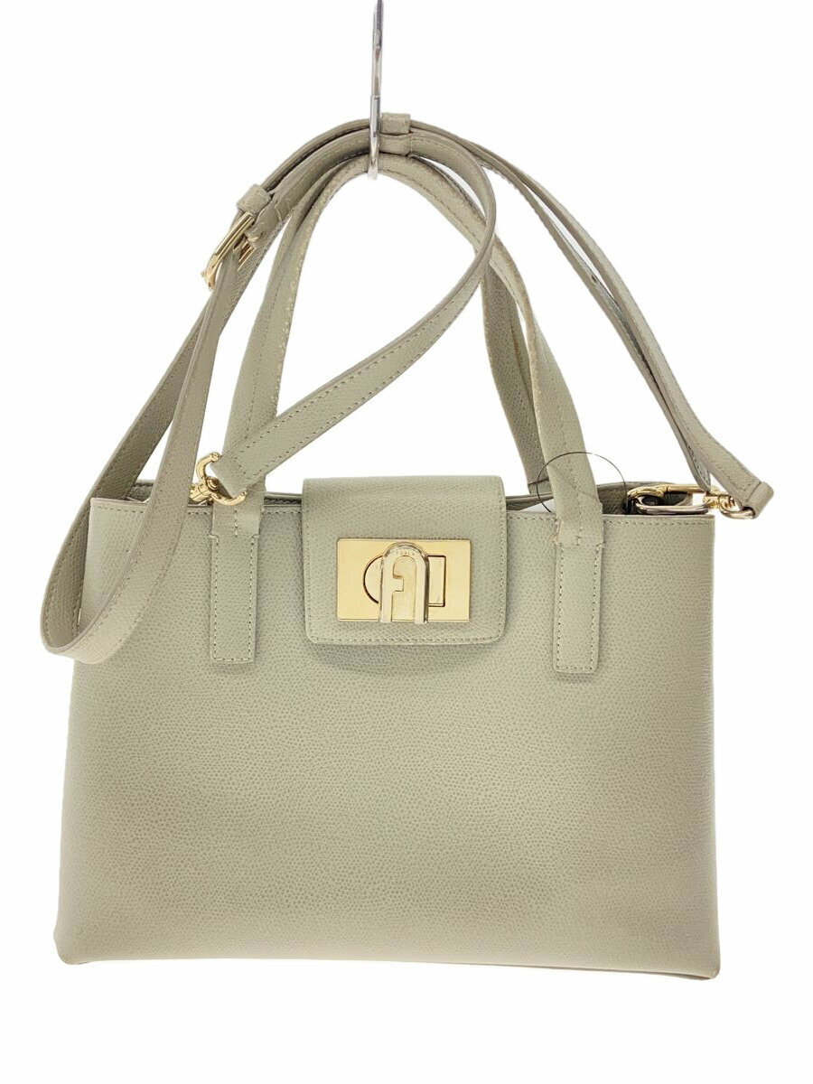 Furla - 【中古】FURLA◆1927/ショルダーバッグ/レザー/BEG/スレ有//【バッグ】